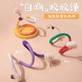 Cat chew rope toy self-entertainment tool for molars and chewing